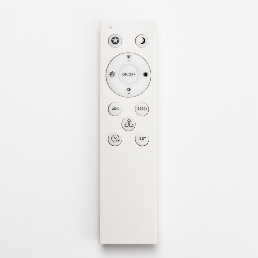 Brilagi - Ρυθμιζόμενο SMART φωτιστικό οροφής LED, 24W, 230V, Ø 38 cm, 3000–6000K, Wi‑Fi Tuya Beacon + τηλεχειριστήριο