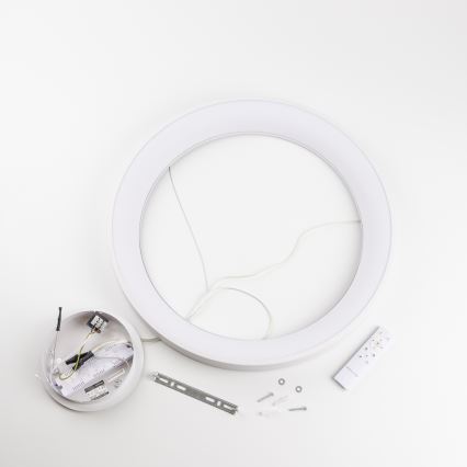 Brilagi - LED ρυθμιζόμενο κρεμαστό φωτιστικό σε καλώδιο FALCON II LED/99W/230V 3000-6500K διάμ. 60 cm λευκό + τηλεχειριστήριο