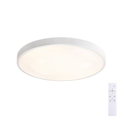 Brilagi - Ρυθμιζόμενο φωτιστικό οροφής LED GLASS POOL DOUBLE LED/60W/230V 3000-6000K 50 cm λευκό + τηλεχειριστήριο