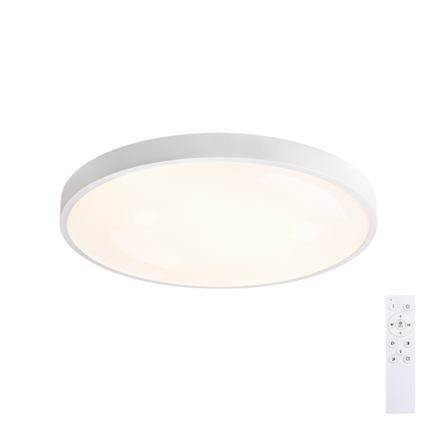 Brilagi - Ρυθμιζόμενο φωτιστικό οροφής LED GLASS POOL DOUBLE LED/60W/230V 3000-6000K 50 cm λευκό + τηλεχειριστήριο