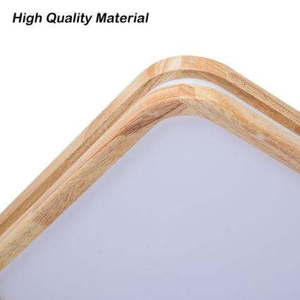 Brilagi - Ρυθμιζόμενο LED φωτιστικό οροφής MOLINA SQUARE LED/80W/230V 3000-6000K δρυς 60x60 cm + τηλεχειριστήριο