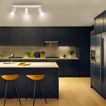 Brilagi - Ρυθμιζόμενο LED RGBW σποτ SELE 3xGU10/6W/230V 3000K λευκό