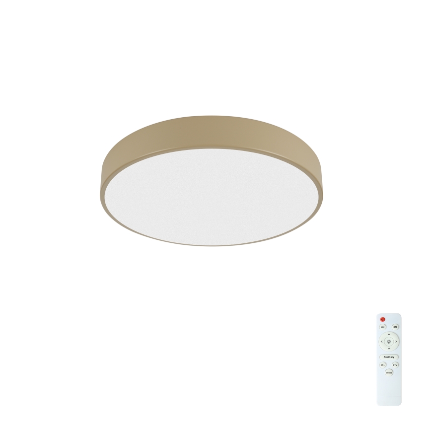 Brilagi - Ρυθμιζόμενο LED φωτιστικό οροφής POOL LED/36W/230V 3000-6000K διάμ. 30 εκ. μπεζ + τηλεχειριστήριο