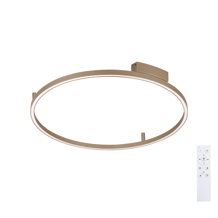 Brilagi - LED Ρυθμιζόμενο φωτιστικό οροφής PORTOFINO LED/60W/230V 3000-6000K διάμ. 80 cm μπεζ + τηλεχειριστήριο