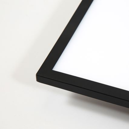 Brilagi - Ρυθμιζόμενο LED φωτιστικό οροφής SLIMFRAME LED/25W/230V 30x30 cm 3000-6000K μαύρο + τηλεχειριστήριο