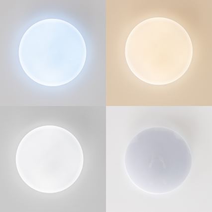 Brilagi - Ρυθμιζόμενο φωτιστικό SMART STARS LED/24W/230V διάμ. 38 cm 2700-6500K Wi-Fi Tuya + τηλεχειριστήριο