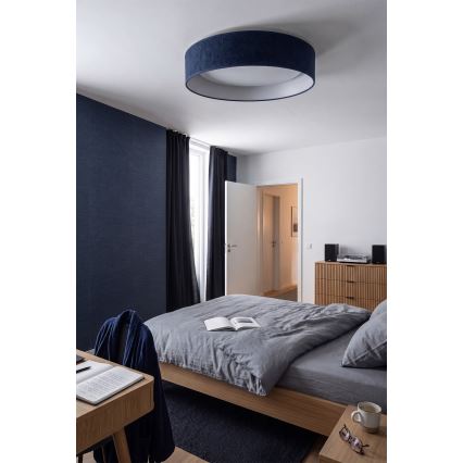 Brilagi - Ρυθμιζόμενο φωτιστικό οροφής LED VELVET SMARTIX LED/24W/230V 3000-6000K Ø 45 εκ., μπλε, Wi-Fi Tuya Beacon + τηλεχειριστήριο