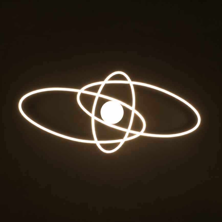BRILAGI - Ρυθμιζόμενο φωτιστικό οροφής LED APOLLO LED/58W/230V 3000-6500K 43,2x101,2 cm μαύρο + τηλεχειριστήριο