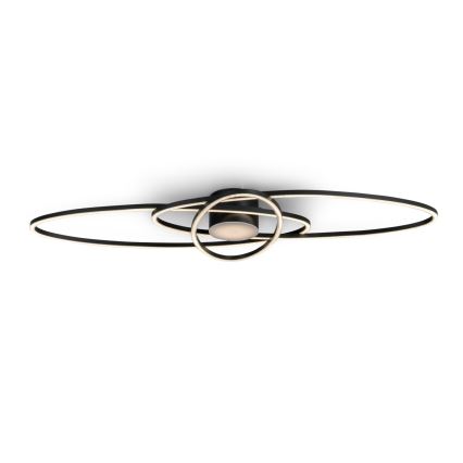 BRILAGI - Ρυθμιζόμενο φωτιστικό οροφής LED APOLLO LED/58W/230V 3000-6500K 43,2x101,2 cm μαύρο + τηλεχειριστήριο