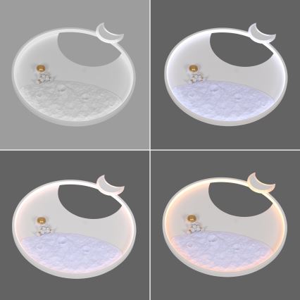 Brilagi - Ρυθμιζόμενο LED φωτιστικό οροφής ASTRO LED/20W/230V διάμ. 50 cm 3000-6000K astronaut + τηλεχειριστήριο