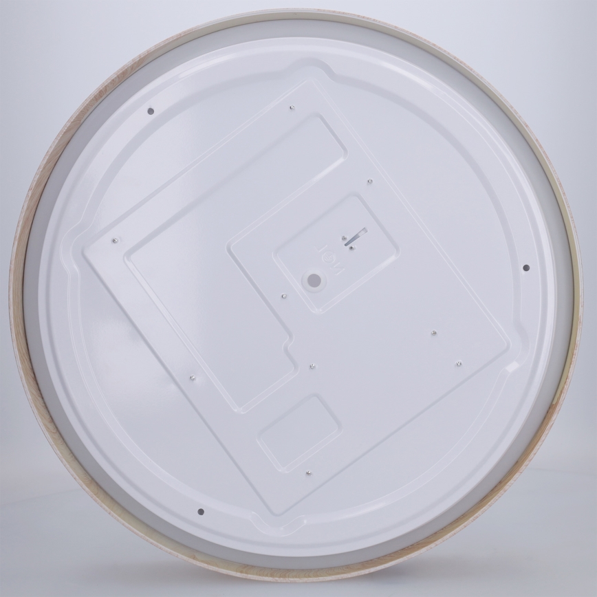 Brilagi - Ρυθμιζόμενο LED φωτιστικό οροφής COCI LED/48W/230V 3000–6500K Ø 39 εκ. φινίρισμα ξύλου/μαύρο + τηλεχειριστήριο