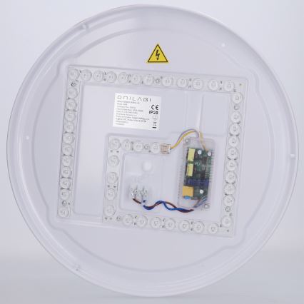 Brilagi - Ρυθμιζόμενο LED φωτιστικό οροφής COCI LED/48W/230V 3000–6500K Ø 39 εκ. φινίρισμα ξύλου/μαύρο + τηλεχειριστήριο