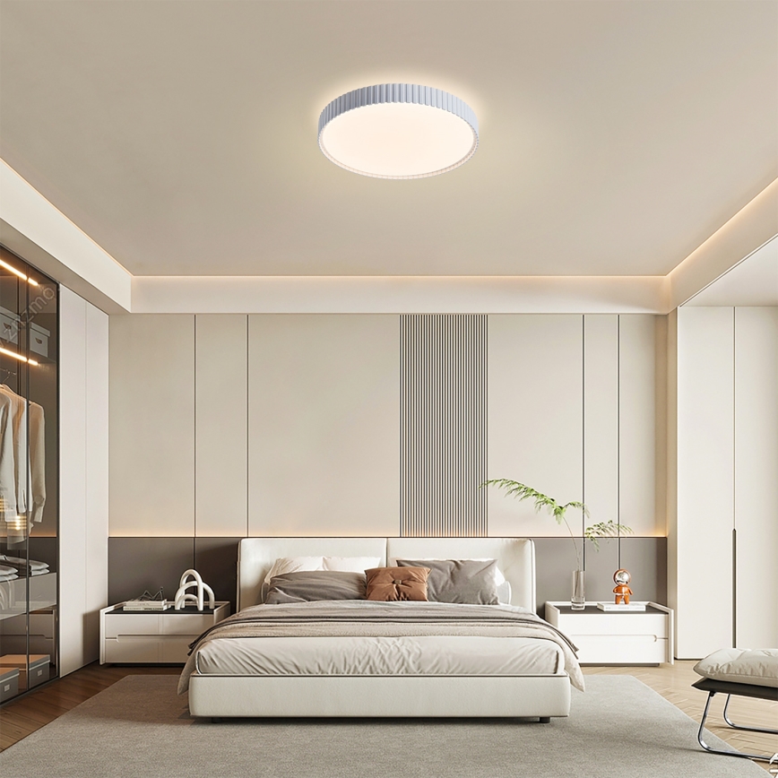Brilagi - Ρυθμιζόμενο φωτιστικό οροφής LED CORVO LED/54W/230V 3000-6000K λευκό διάμ. 40 cm + τηλεχειριστήριο