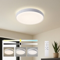 Brilagi - Ρυθμιζόμενο LED φωτιστικό οροφής CORVO LED/72W/230V 3000-6000K λευκό διάμ. 50 cm + τηλεχειριστήριο