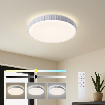 Brilagi - Ρυθμιζόμενο LED φωτιστικό οροφής CORVO LED/72W/230V 3000-6000K λευκό διάμ. 50 cm + τηλεχειριστήριο