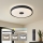 Brilagi - Ρυθμιζόμενο LED φωτιστικό οροφής CORVO LED/72W/230V 3000-6000K μαύρο, διάμ. 50 cm + τηλεχειριστήριο