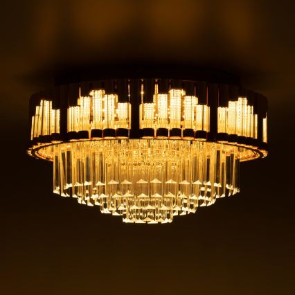 BRILAGI - LED ρυθμιζόμενο φωτιστικό οροφής CROWN LED/41W/230V 3000-6000K διάμ. 48 cm χρυσό + τηλεχειριστήριο