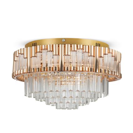 BRILAGI - LED ρυθμιζόμενο φωτιστικό οροφής CROWN LED/41W/230V 3000-6000K διάμ. 48 cm χρυσό + τηλεχειριστήριο