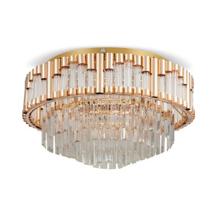 BRILAGI - LED ρυθμιζόμενο φωτιστικό οροφής CROWN LED/41W/230V 3000-6000K διάμ. 48 cm χρυσό + τηλεχειριστήριο