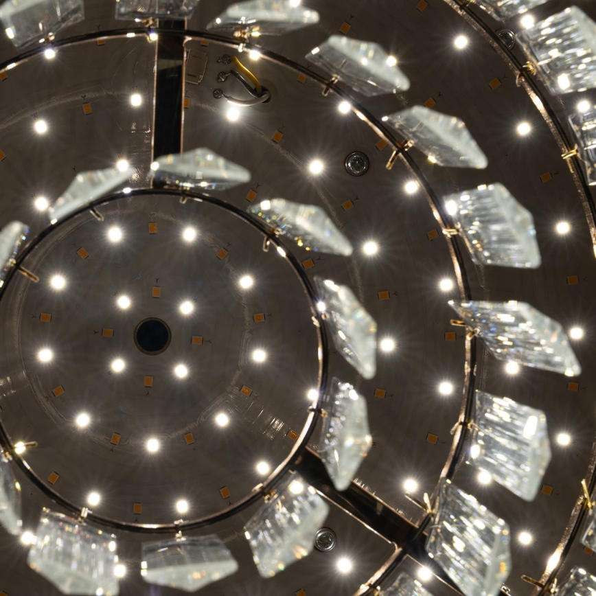 BRILAGI - LED ρυθμιζόμενο φωτιστικό οροφής CROWN LED/41W/230V 3000-6000K διάμ. 48 cm χρυσό + τηλεχειριστήριο