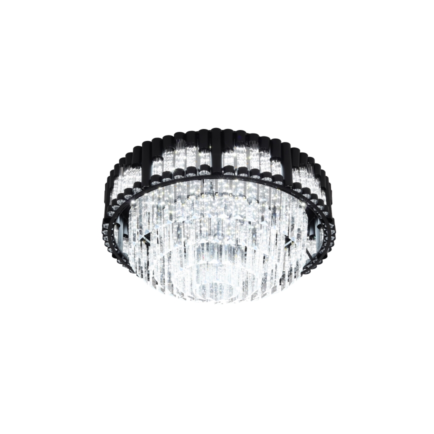 Brilagi - Ρυθμιζόμενο φωτιστικό οροφής LED CROWN LED/41W/230V 3000-6000K Ø 48 cm μαύρο + τηλεχειριστήριο