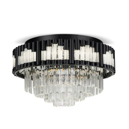 BRILAGI - Ρυθμιζόμενο φωτιστικό οροφής LED CROWN LED/41W/230V 3000-6000K Ø 48 cm μαύρο + τηλεχειριστήριο