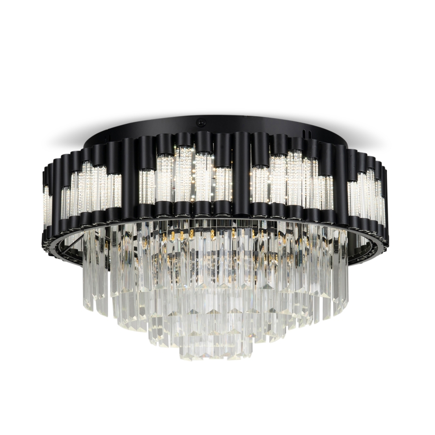 BRILAGI - Ρυθμιζόμενο φωτιστικό οροφής LED CROWN LED/41W/230V 3000-6000K Ø 48 cm μαύρο + τηλεχειριστήριο