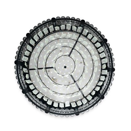 BRILAGI - Ρυθμιζόμενο φωτιστικό οροφής LED CROWN LED/41W/230V 3000-6000K Ø 48 cm μαύρο + τηλεχειριστήριο