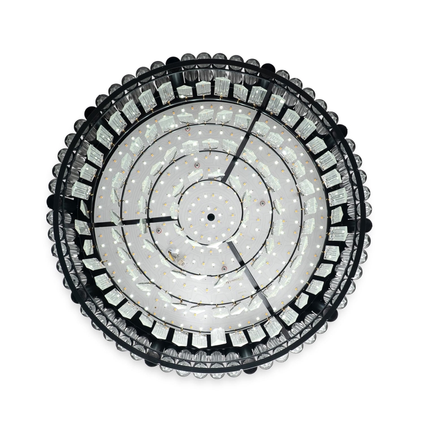 BRILAGI - Ρυθμιζόμενο φωτιστικό οροφής LED CROWN LED/41W/230V 3000-6000K Ø 48 cm μαύρο + τηλεχειριστήριο