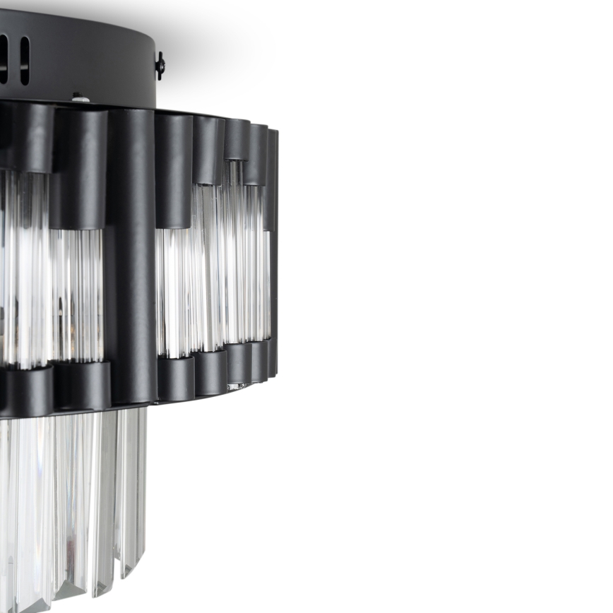 BRILAGI - Ρυθμιζόμενο φωτιστικό οροφής LED CROWN LED/41W/230V 3000-6000K Ø 48 cm μαύρο + τηλεχειριστήριο