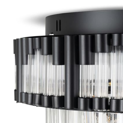 BRILAGI - Ρυθμιζόμενο φωτιστικό οροφής LED CROWN LED/41W/230V 3000-6000K Ø 48 cm μαύρο + τηλεχειριστήριο