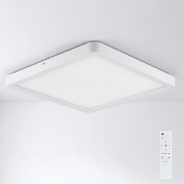 Brilagi - Ρυθμιζόμενο LED φωτιστικό οροφής ESTELA SQUARE LED/36W/230V 3000-6500K 31x31 εκ. λευκό + τηλεχειριστήριο