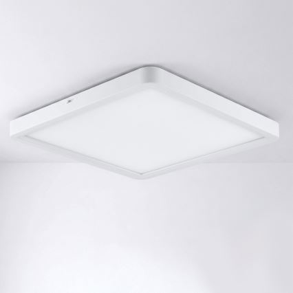 Brilagi - Ρυθμιζόμενο LED φωτιστικό οροφής ESTELA SQUARE LED/36W/230V 3000-6500K 31x31 εκ. λευκό + τηλεχειριστήριο
