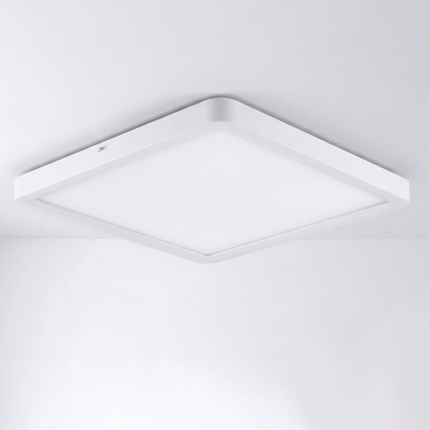 Brilagi - Ρυθμιζόμενο LED φωτιστικό οροφής ESTELA SQUARE LED/36W/230V 3000-6500K 31x31 εκ. λευκό + τηλεχειριστήριο
