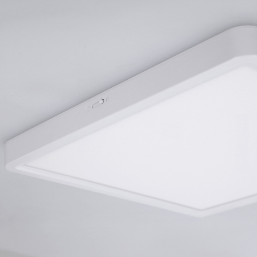 Brilagi - Ρυθμιζόμενο LED φωτιστικό οροφής ESTELA SQUARE LED/36W/230V 3000-6500K 31x31 εκ. λευκό + τηλεχειριστήριο