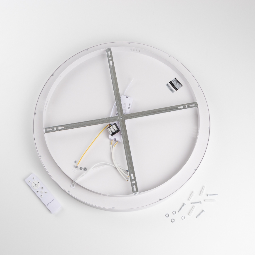 Brilagi - Ρυθμιζόμενο LED φωτιστικό οροφής FALCON II LED/99W/230V 3000-6500K Ø 60 cm λευκό + τηλεχειριστήριο