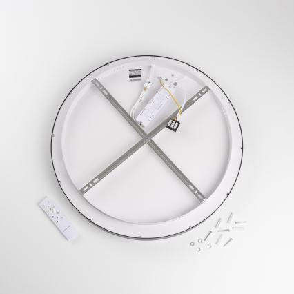 Brilagi - Ρυθμιζόμενο φωτιστικό οροφής FALCON II LED/99W/230V 3000-6500K Ø 60 cm μαύρο + τηλεχειριστήριο