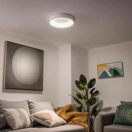 Brilagi - Ρυθμιζόμενο φωτιστικό οροφής LED FALCON LED/40W/230V 3000-6500K Ø 45 cm λευκό + τηλεχειριστήριο