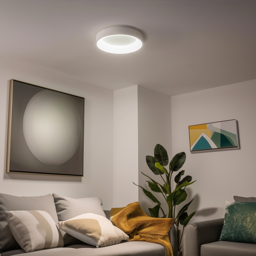 Brilagi - Ρυθμιζόμενο φωτιστικό οροφής LED FALCON LED/40W/230V 3000-6500K Ø 45 cm λευκό + τηλεχειριστήριο