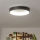 Brilagi - Ρυθμιζόμενο LED φωτιστικό οροφής FALCON LED/80W/230V 3000-6500K διάμ. 60 cm μαύρο + τηλεχειριστήριο