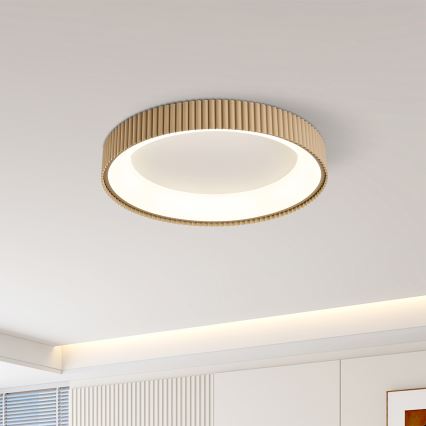 Brilagi - Ρυθμιζόμενο φωτιστικό οροφής LED FALCON MODERN LED/30W/230V 3000-6500K διάμ. 40 εκ. μπεζ + τηλεχειριστήριο