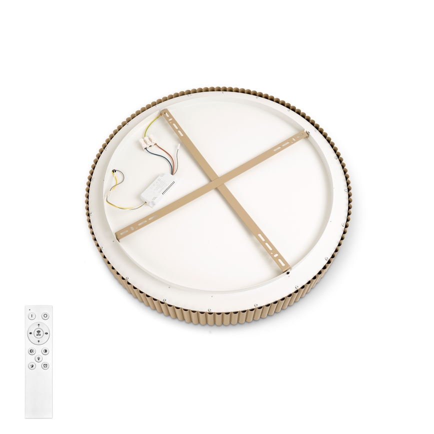 Brilagi - Ρυθμιζόμενο φωτιστικό οροφής LED FALCON MODERN LED/30W/230V 3000-6500K διάμ. 40 εκ. μπεζ + τηλεχειριστήριο
