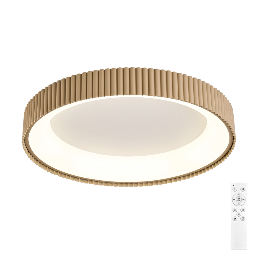 Brilagi - LED ρυθμιζόμενο φωτιστικό οροφής FALCON MODERN LED/54W/230V 3000-6500K 60 cm μπεζ + τηλεχειριστήριο