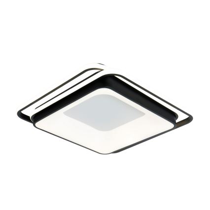Brilagi - LED ρυθμιζόμενο φωτιστικό οροφής FLARE LED/102W/230V 3000-6000K 50x50 cm μαύρο + τηλεχειριστήριο