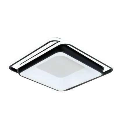 Brilagi - LED ρυθμιζόμενο φωτιστικό οροφής FLARE LED/102W/230V 3000-6000K 50x50 cm μαύρο + τηλεχειριστήριο