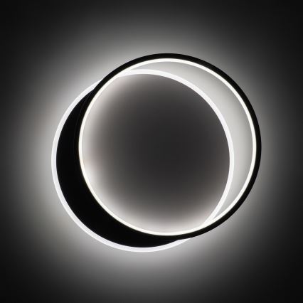 Brilagi - Ρυθμιζόμενο LED φωτιστικό οροφής FLARE LED/48W/230V 3000-6000K 39,5x45 cm λευκό/μαύρο + τηλεχειριστήριο