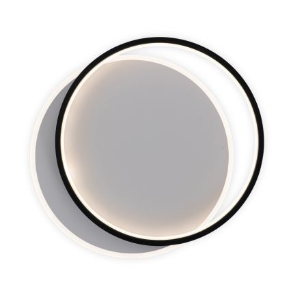 Brilagi - Ρυθμιζόμενο LED φωτιστικό οροφής FLARE LED/48W/230V 3000-6000K 39,5x45 cm λευκό/μαύρο + τηλεχειριστήριο
