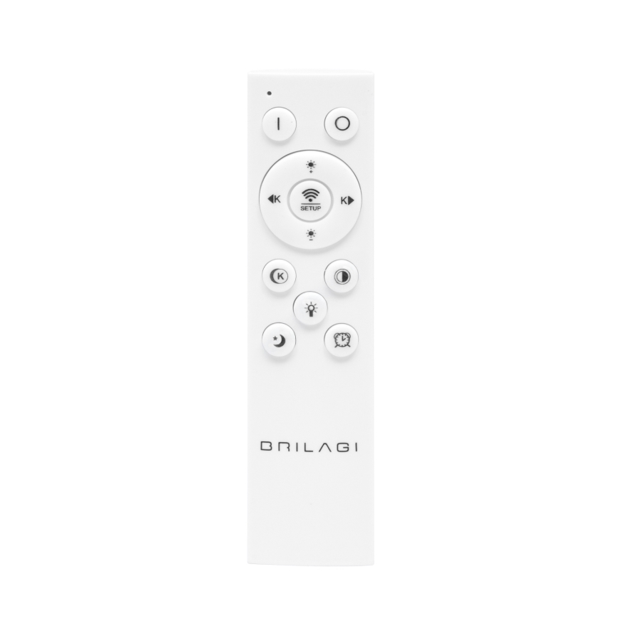 Brilagi - Ρυθμιζόμενο LED φωτιστικό οροφής FLARE LED/64W/230V 3000-6000K 45x45 cm λευκό/μαύρο + τηλεχειριστήριο