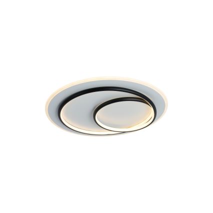 Brilagi - Ρυθμιζόμενο φωτιστικό οροφής LED FLARE LED/70W/230V 3000-6000K Ø 50 cm λευκό/μαύρο + τηλεχειριστήριο