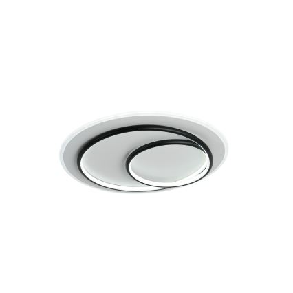 Brilagi - Ρυθμιζόμενο φωτιστικό οροφής LED FLARE LED/70W/230V 3000-6000K Ø 50 cm λευκό/μαύρο + τηλεχειριστήριο